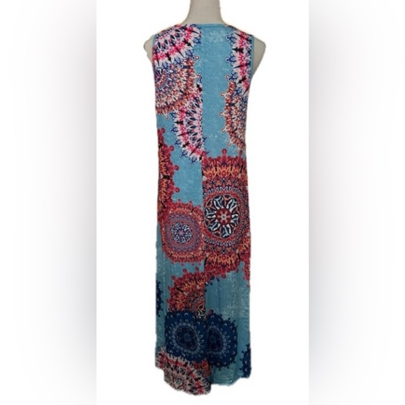 Bin3 FASHION CONCEPTS MIDI DAY DRESSES/LOUNGE WEAR IN SIZE S, M, L, XL. - Picture 4 of 15
